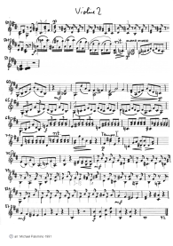 Rieding: concerto for violin in
h minor, third part (Allegro
moderato), violin tutti part (page 5) Rieding: concerto for violin in h
minor, third part (Allegro moderato),
violin tutti part (page 5)