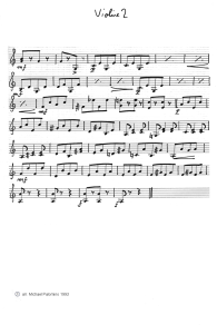 Rieding:
Gypsy march for violin and piano, violin tutti
part (page 2) Rieding: Gypsy march for violin and piano,
violin tutti part (page 2)
