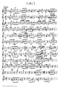 Vivaldi: concert for violin a minor,
third part (Presto), violin tutti part (page 3) Vivaldi: concert for violin a minor, third
part (Presto), violin tutti part (page 3)