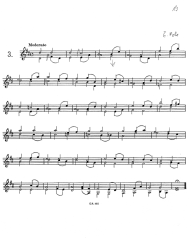 Page 19: Doppelgriffsstudie Nr. 3
                            (Moderato) von E. Polo, mit Fingerwechseln
                            im Legato, w�hrend andere Finger gehalten
                            werden