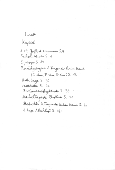 Duoalbum f�r 2 Violinen. Halbe und
                              erste Lage, Seite 2, Inhalt