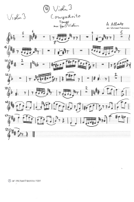 Alberto: Tango "Compadrito"
                          ("Mein Freund"), Violine 3