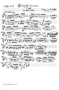 Roma / Maffia: Tango "Dejalo
                          hermano" ("Lass es sein, mein
                          Bruder"), Violine 1 und 2