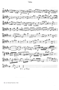 Bach: Violinkonzert E-Dur, erster Satz
(Allegro), Bratschenbegleitung (Seite 5) Bach: Violinkonzert E-Dur, erster Satz
(Allegro), Bratschenbegleitung (Seite 5)