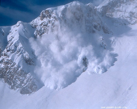 Gesprengte Staublawine am Arlberg
                (�sterreich) [6]