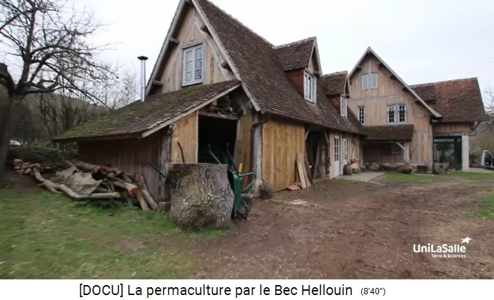 Bauernhof
                    der Familie Hervé-Gruyer in Le Bec-Hellouin:
                    Bauernhaus-Wohnhaus