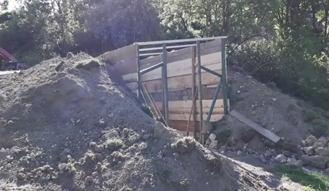 Sicht auf den Eingangsbereich