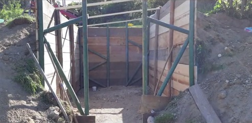 Sicht auf den Eingangsbereich mit der
                              Sicht bis zur R�ckwand, Zoom