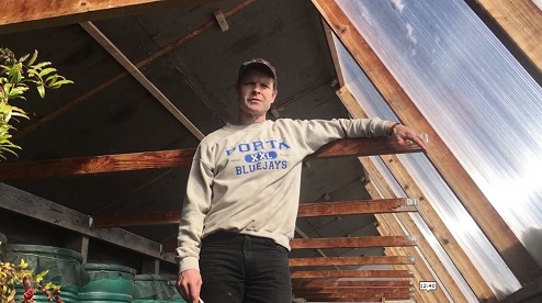 Der Farmer im Dach
                                        schildert Begebenheiten �ber
                                        Wetter und Temperaturen