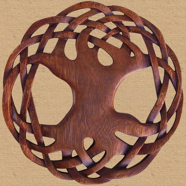 Weltenesche, Wandschmuck aus Yggdrasilholz Weltenesche, Wandschmuck aus Yggdrasilholz