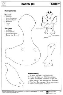 Vorlagen: Ententier von vorn