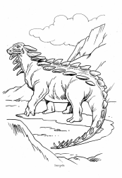 Dinosaurier: Sauropelta mit Zacken