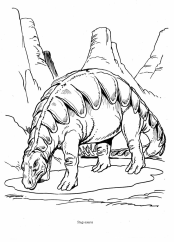 Stegosaurus mit Platten