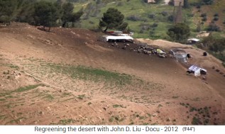 Jordanien, kahler Boden durch Überweidung