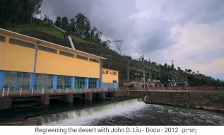 Ruanda, Elektrizit�tswerk am Fluss