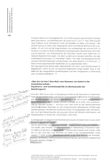 Thomas Huonker:
                          "F�rsorge" in Z�rich 1890 bis 1970;
                          Sozialdepartement der Stadt Z�rich 2002, S.
                          168