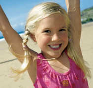 Strahlendes M�dchen in Rimini