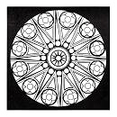 Sternrosettenmandala ohne Ort