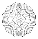 Mandala dem Sonnengott Surya geweiht