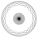 Linienmandala der Phantasie