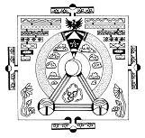 Mandala d'nergie: symbolisme de la vie
                            y la mort, masculin et fminin