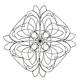 Mandala de fleur, schma