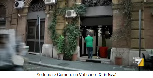 Schwulensauna in Rom, wo
                    schwule Bischöfe des Vatikans hingehen