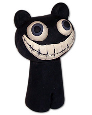 Figura de plastilina gato
                            negro