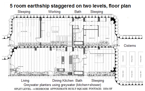 Architecture Earthship House 01 Basics And Floor Plans