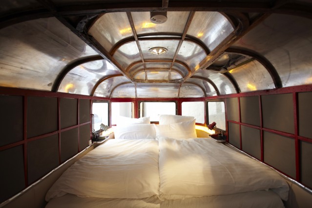 Der
                Wohnwagen "Herzensbrecher"