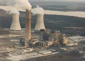 Coal power
                        station, for example the power station of
                        "Seminole" in Putnam, "USA",
                        date of construction is 1984
