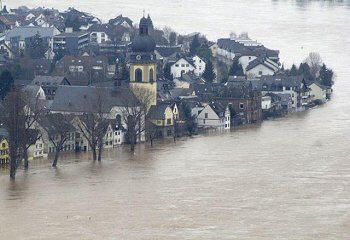 Koblenz (Germany): flood in 2003