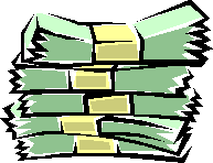 Geldgier: Wenn sich Manager zu hohe
                            L�hne g�nnen, kann die ganze Firma Pleite
                            gehen...