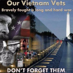 Verherrlichung der
            Veteranen des Vietnamkriegs in den kriminellen
            "USA"