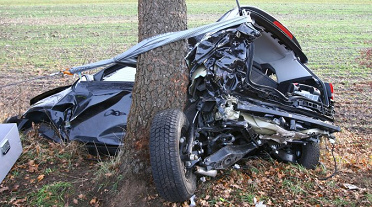 Ein Raser hat seinen Baum gefunden,
                und es bleibt nur noch schwarzer Kartoffelsalat am Baum