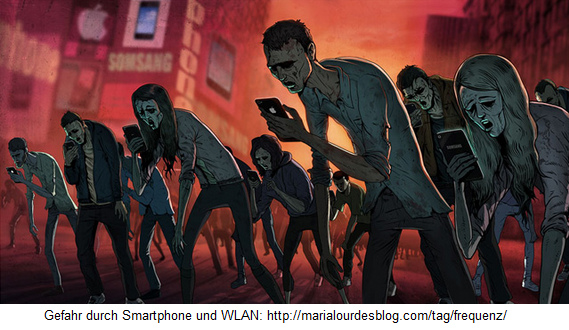 Handysucht macht gegenber den wirklichen
                Lebensproblemen apathisch, es entsteht der
                Handy-iPhone-Massenmensch