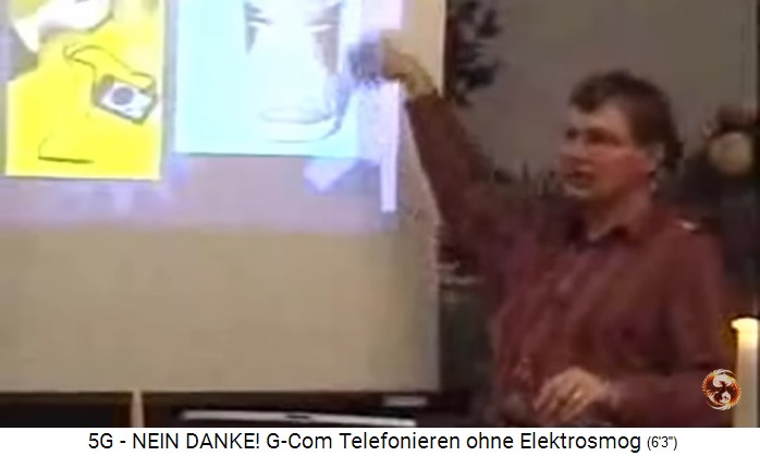 Vortrag: Das
                        G-Com-Telefon erzeugt eine stehende Welle OHNE
                        Strahlung