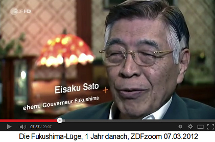 Ex-Gouverneur der Prfektur
                Fukushima, Eisaku Sato, Portrait