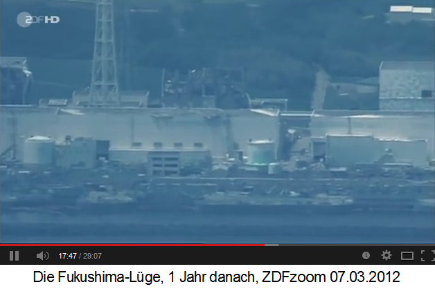 Ein explodierter und
                ausgebrannter Reaktor im Atomkraftwerk Fukushima
                Daiichi, 14. M�rz 2011