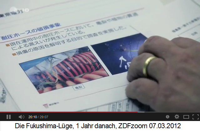 Fukushima Daiichi, Leitungen
                werden von Gras durchl�chert und deswegen
                "verschwindet" gem�ss Tepco K�hlwasser
