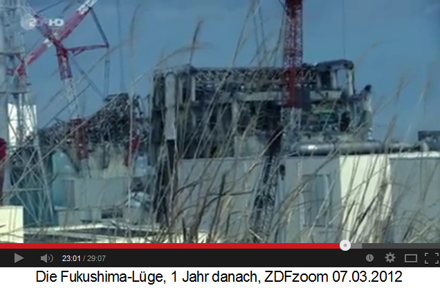 Atomkraftwerk Fukushima
                Daiichi, explodierte Reaktoren