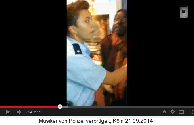 Ein zweiter Scharia-Polizist packt
                              die S�ngerin 05