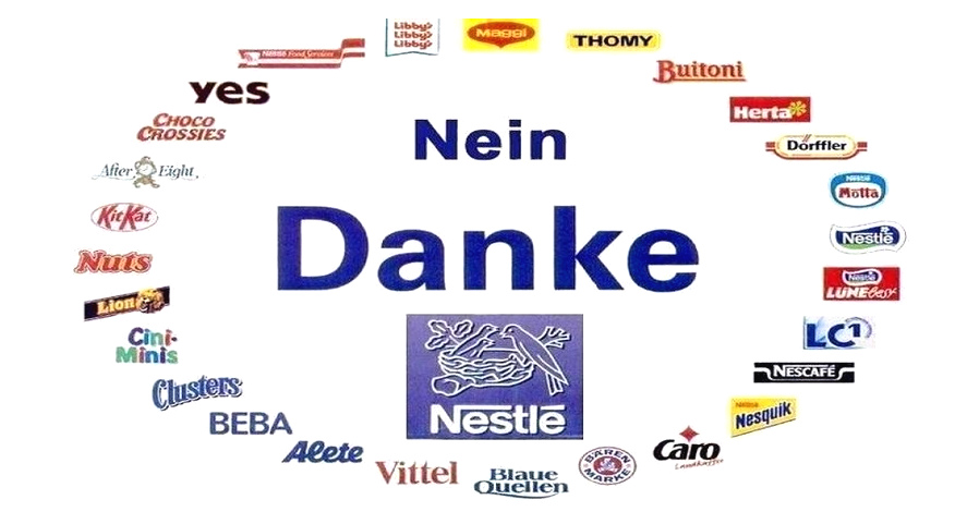 Das Firmennetz der
                    hochkriminellen Firma Nestl, Stand 2018, Grafik