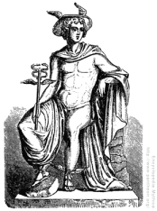 Pues el cuervo
                      criminal pidi� a Hermes para ser liberado, pero
                      Hermes no lo liber� m�s...