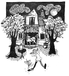 Villa Kunterbunt mit Pippi Langstrumpf und
                      Herrn Nilsson