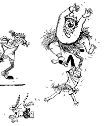 Vater Efraim jagt Pippi Langstrumpf, Herr
                      Nilsson fl�chtet