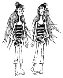 Pippi Langstrumpfs L�gengeschichte von den
                      Matrosen Agaton und Theodor in Asien auf dem
                      Schiff von Vater Efraim