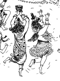 Taka-Tuka-Land-Konzert bei Sonnenuntergang:
                      T�nzerinnen