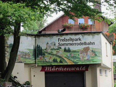 Summer luge run in Ibbenbueren 01,
                            entrance