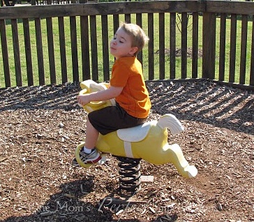 Balancn de muelle
                            bello 03 en la forma de un caballo en el
                            parque Hughes en Arlington, Tennessee, en
                            los "EUA" criminales con sus
                            guerras sin fin